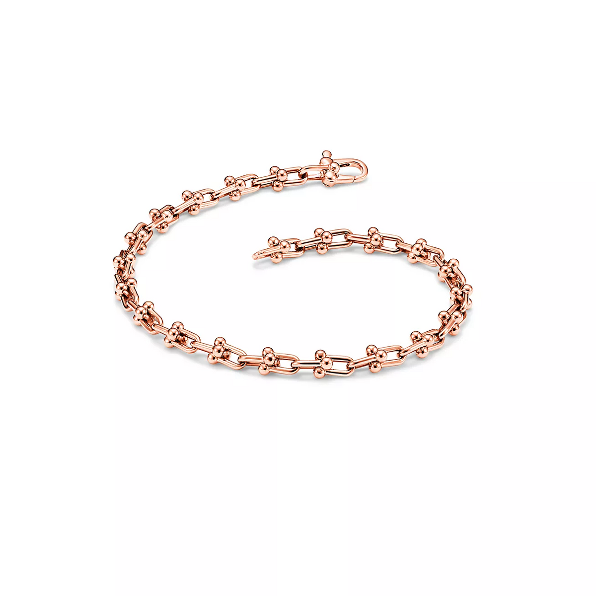 [Haelin Jewelry]HARDWEAR MICRO LINK 44 MOTIF PINK GOLD BRACELET