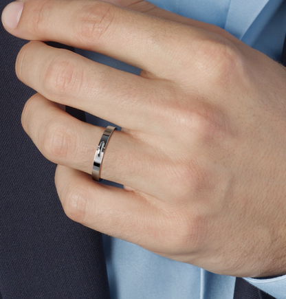 [⭐Haelin Jewelry]ALLIANCE LIENS VIDENCE 3MM RING