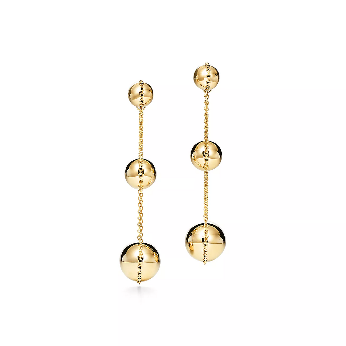 [Haelin Jewelry]TRIPLE DROP GOLD EARRINGS
