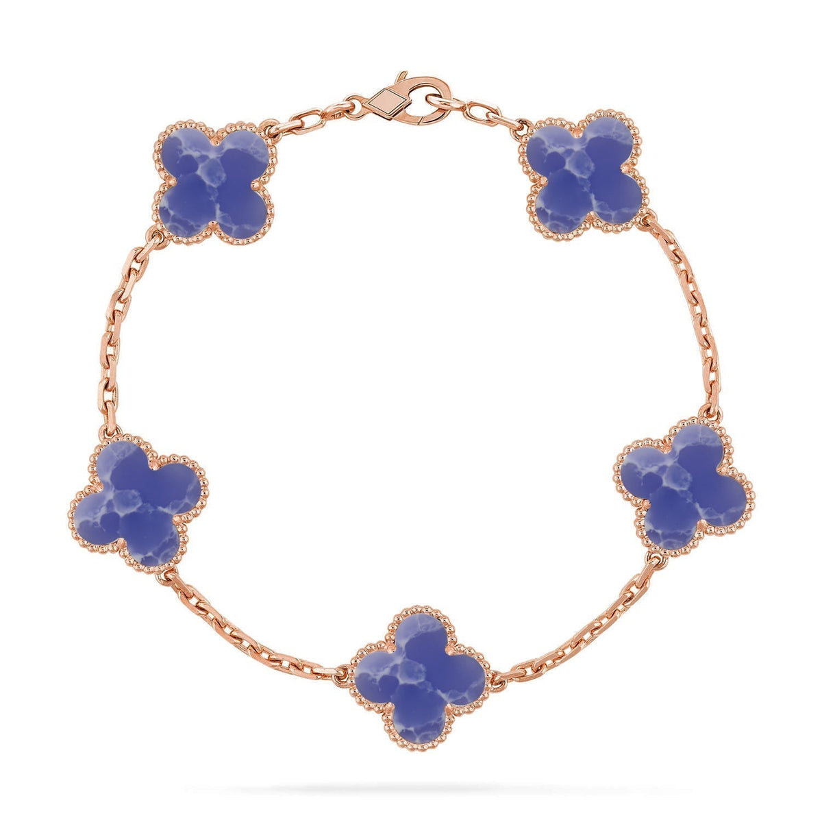 [⭐Haelin Jewelry]CLOVER 5 MOTIF BLUE VEINS BRACELET COLLECTION