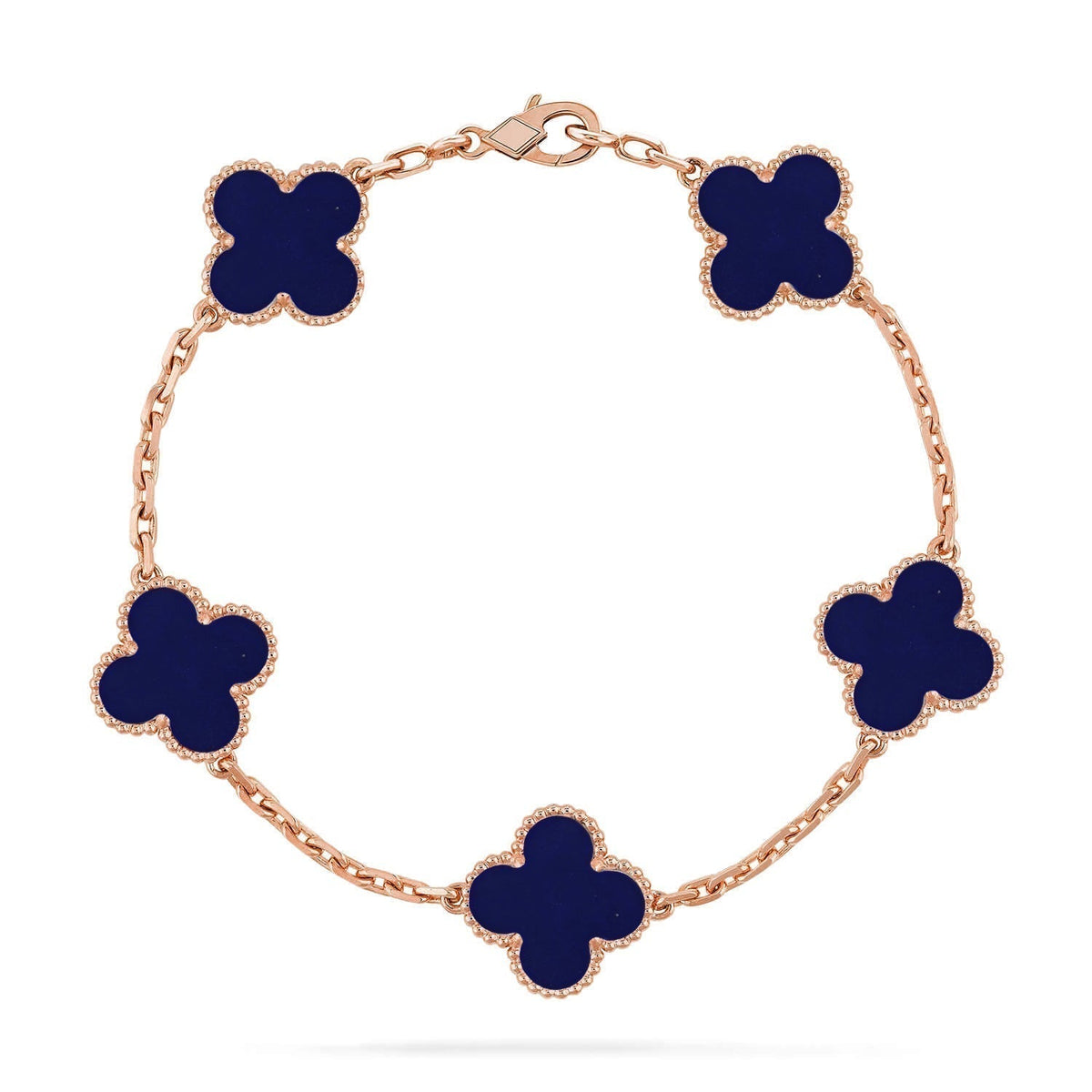 [⭐Haelin Jewelry]CLOVER 5 MOTIF LAPIS LAZULI BRACELET COLLECTION