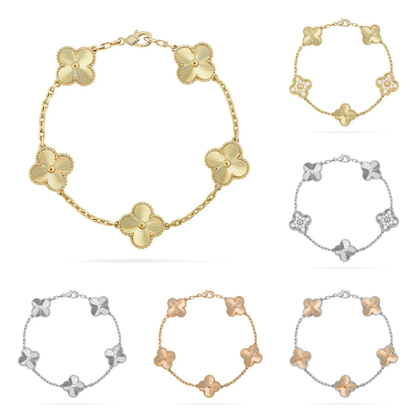 [⭐Haelin Jewelry] CLOVER 5 MOTIF LASER BRACELET COLLECTION