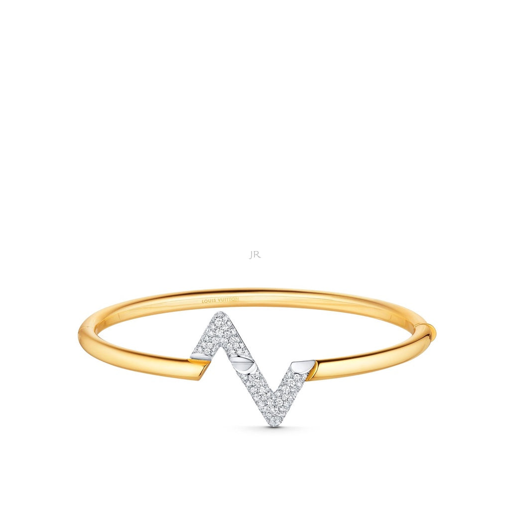 [⭐Haelin Jewelry]VOLTE UPSITE DOWN GOLD DIAMOND BRACELET