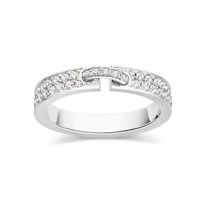 [⭐Haelin Jewelry]ALLIANCE LIENS VIDENCE PAVED DIAMOND 4MM RING