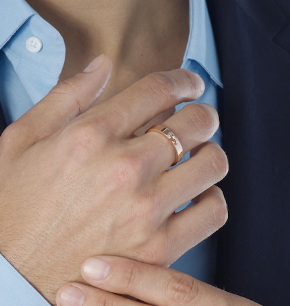 [⭐Haelin Jewelry]ALLIANCE LIENS VIDENCE 4MM RING