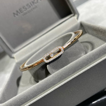 [⭐Haelin Jewelry]Move Uno pavé flex bangle medium