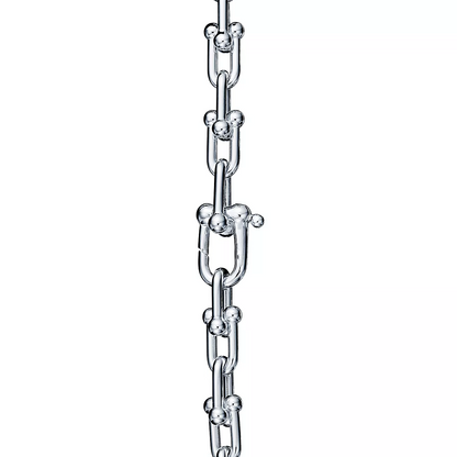 [Haelin Jewelry]HARDWEAR SMALL LINK 26 MOTIF SILVER BRACELET