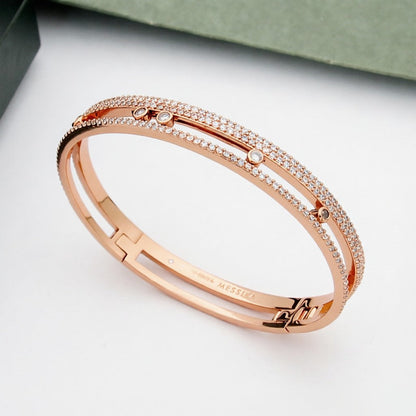 [⭐Haelin Jewelry]Move Romane pavé bangle