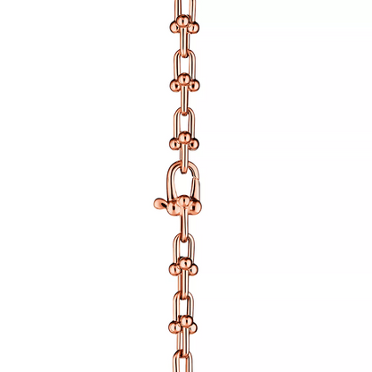 [Haelin Jewelry]HARDWEAR MICRO LINK 44 MOTIF PINK GOLD BRACELET