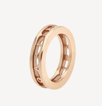 [⭐Haelin Jewelry]ZERO 1 ONE-BAND WITH OPENWORK LOGO SPIRAL RING