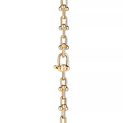 [Haelin Jewelry]HARDWEAR MICRO LINK 44 MOTIF GOLD BRACELET