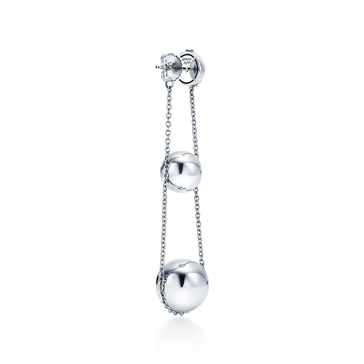 [Haelin Jewelry]TRIPLE DROP SILVER EARRINGS