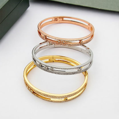 [⭐Haelin Jewelry]Move Romane pavé bangle