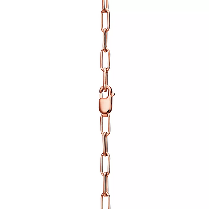 [Haelin Jewelry]LOCK NECKLACE MEDIUM PENDANT PINK GOLD PAVED DIAMONDS