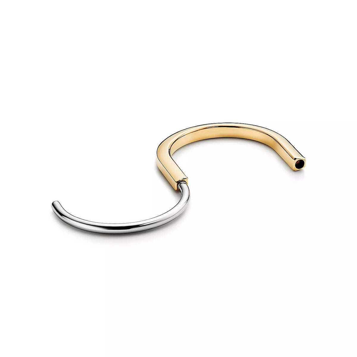 [Haelin Jewelry]LOCK BRACELET YELLOW AND WHITE GOLD