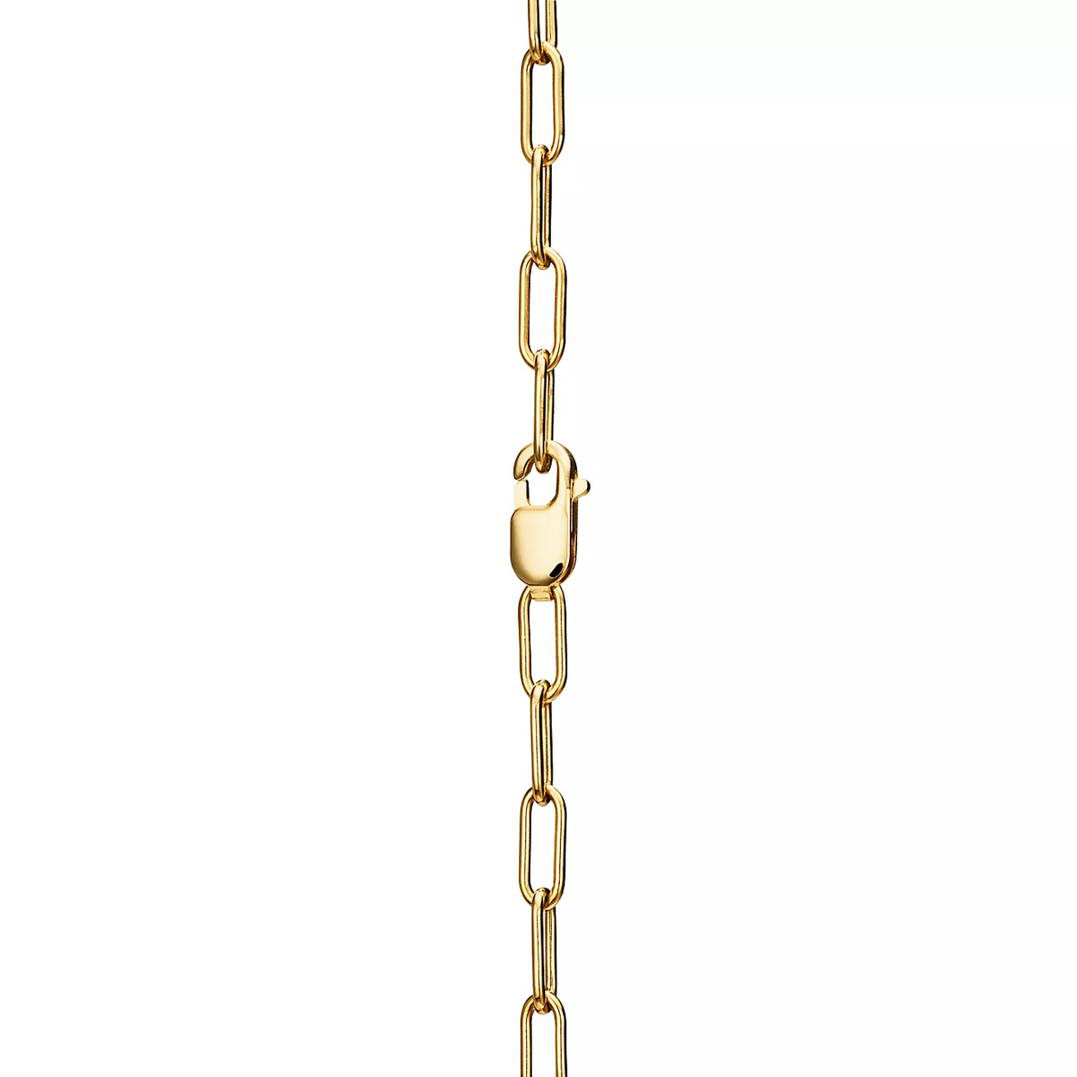 [Haelin Jewelry]LOCK NECKLACE MEDIUM PENDANT GOLD PAVED DIAMONDS
