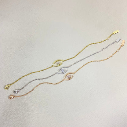 [⭐Haelin Jewelry]Demo Eye Pave-Set Diamond Bracelet
