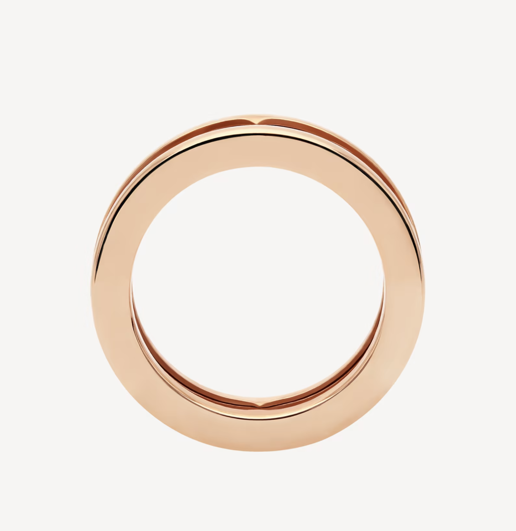[⭐Haelin Jewelry]ZERO 1 ONE-BAND WITH OPENWORK LOGO SPIRAL RING