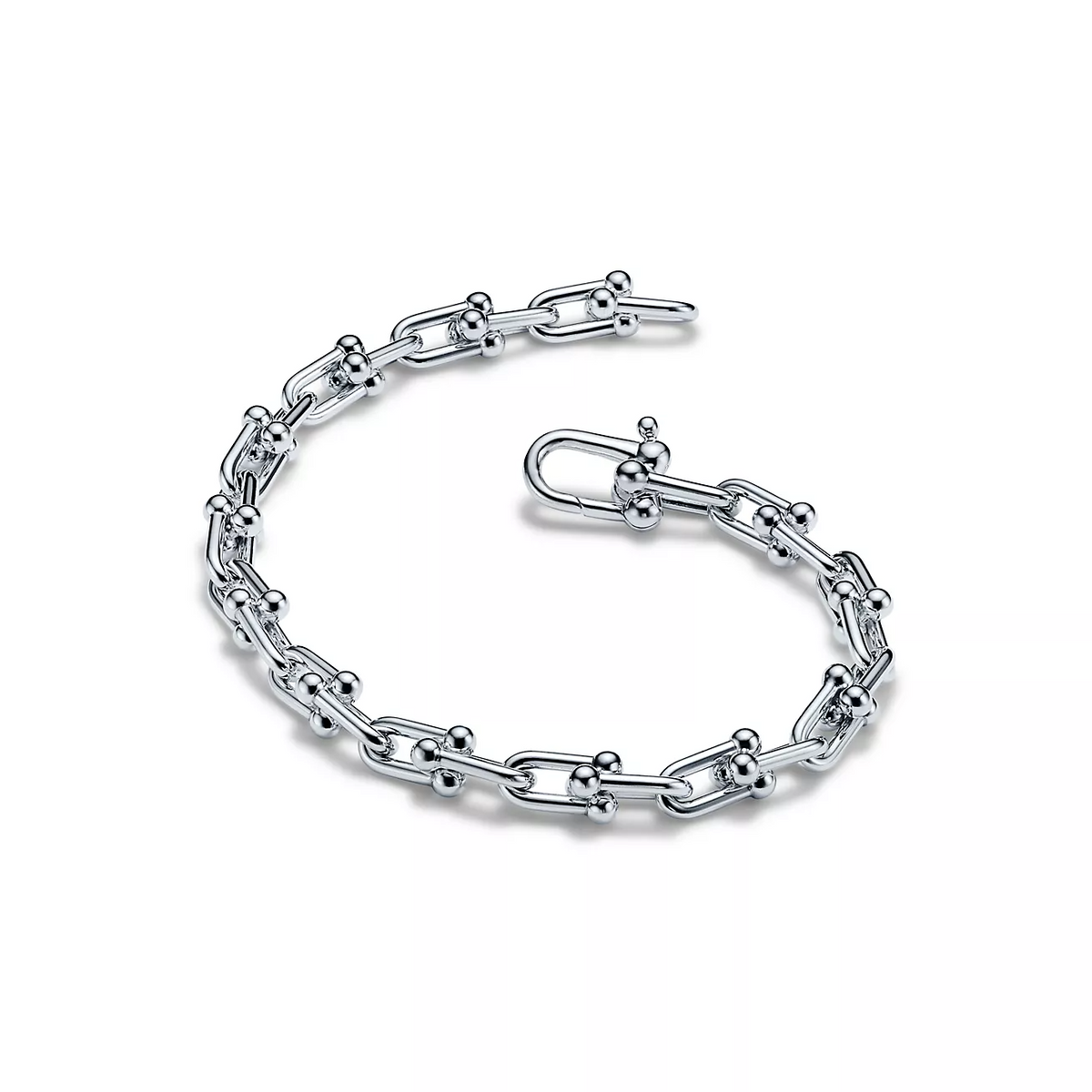 [Haelin Jewelry]HARDWEAR SMALL LINK 26 MOTIF SILVER BRACELET