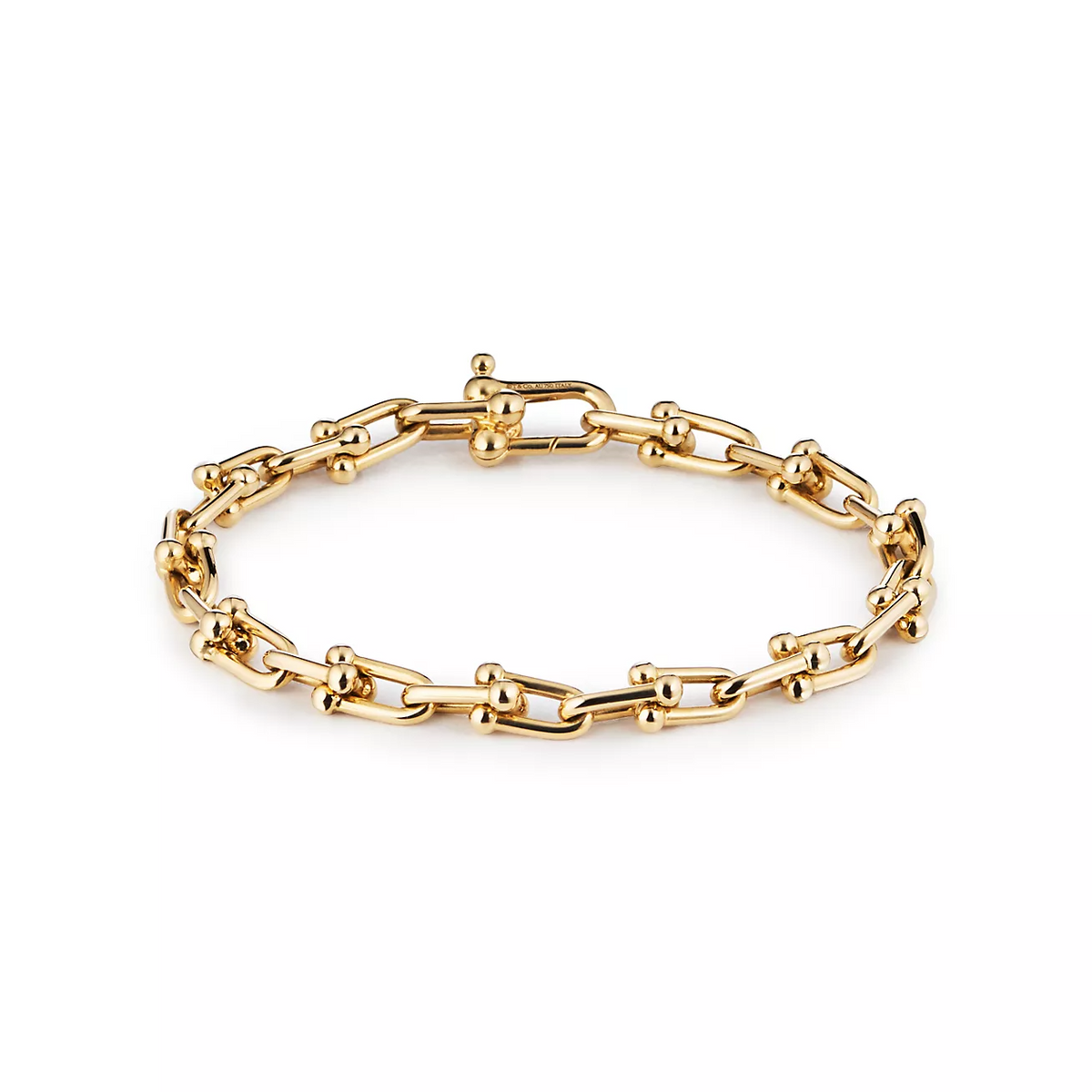 [Haelin Jewelry]HARDWEAR SMALL LINK 26 MOTIF GOLD BRACELET
