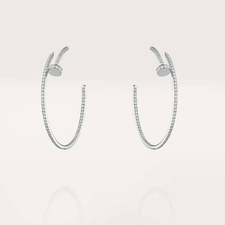 [⭐Haelin Jewelry]JUSTE EARRINGS FULL DIAMONDS 1.8MM