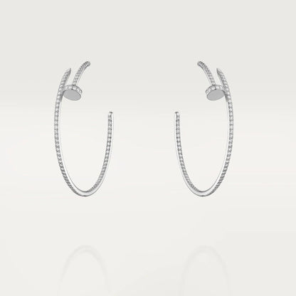 [⭐Haelin Jewelry]JUSTE EARRINGS FULL DIAMONDS 1.8MM