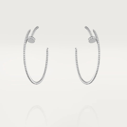 [⭐Haelin Jewelry]JUSTE EARRINGS FULL DIAMONDS 1.8MM