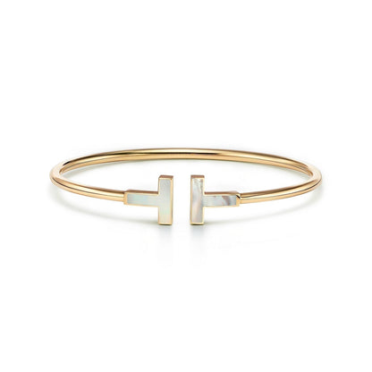 [Haelin Jewelry]T BRACELET 1.8MM MOP PINK GOLD