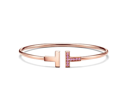 [Haelin Jewelry]T PINK GOLD PINK DIAMOND BRACELET