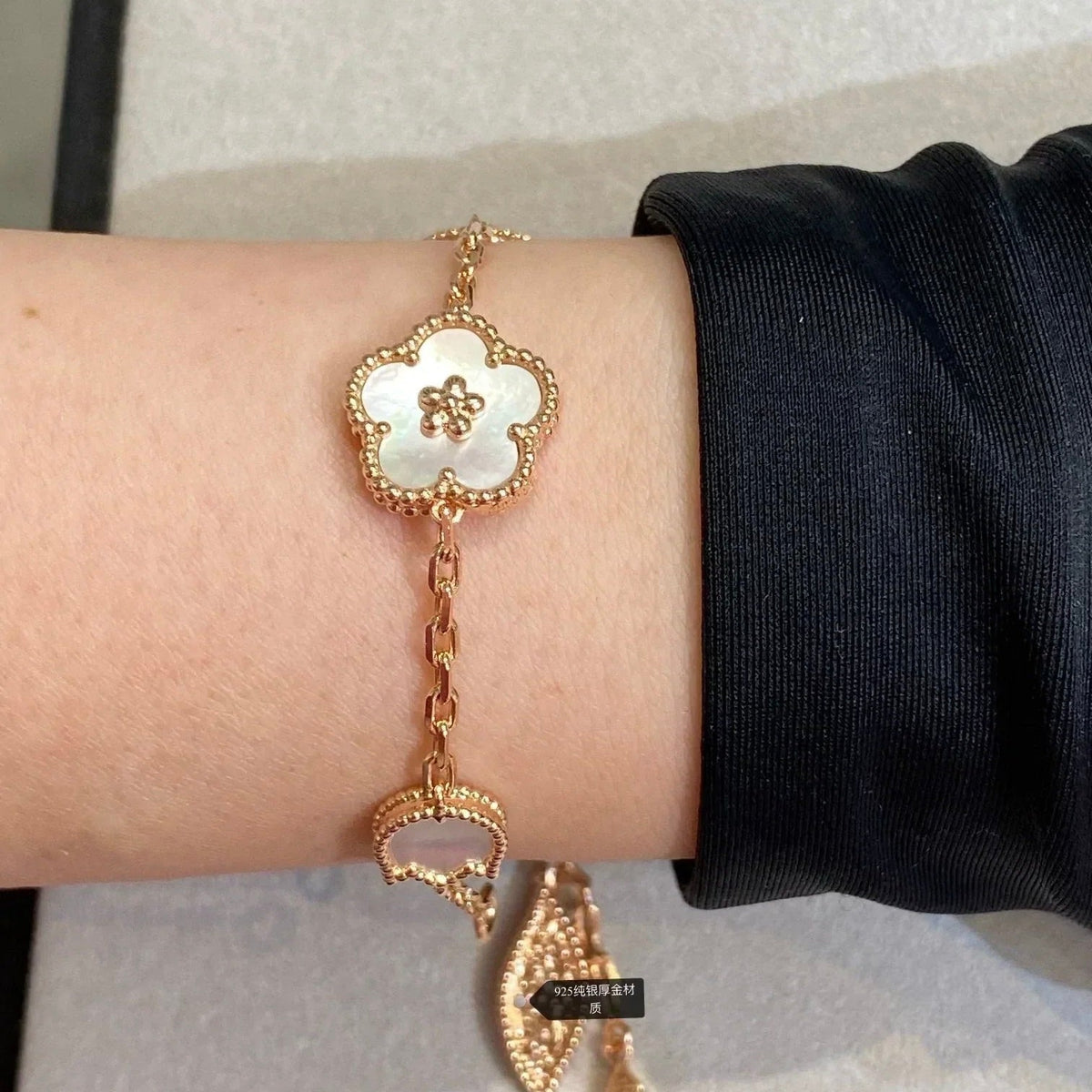 [⭐Haelin Jewelry]LUCKY SPRING 5 MOTIF BRACELET
