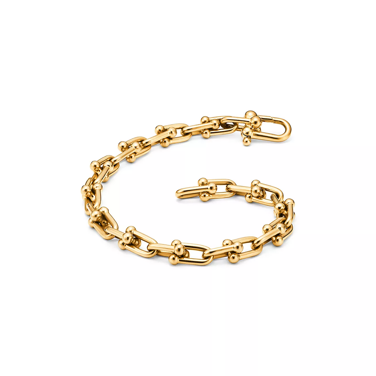 [Haelin Jewelry]HARDWEAR SMALL LINK 26 MOTIF GOLD BRACELET