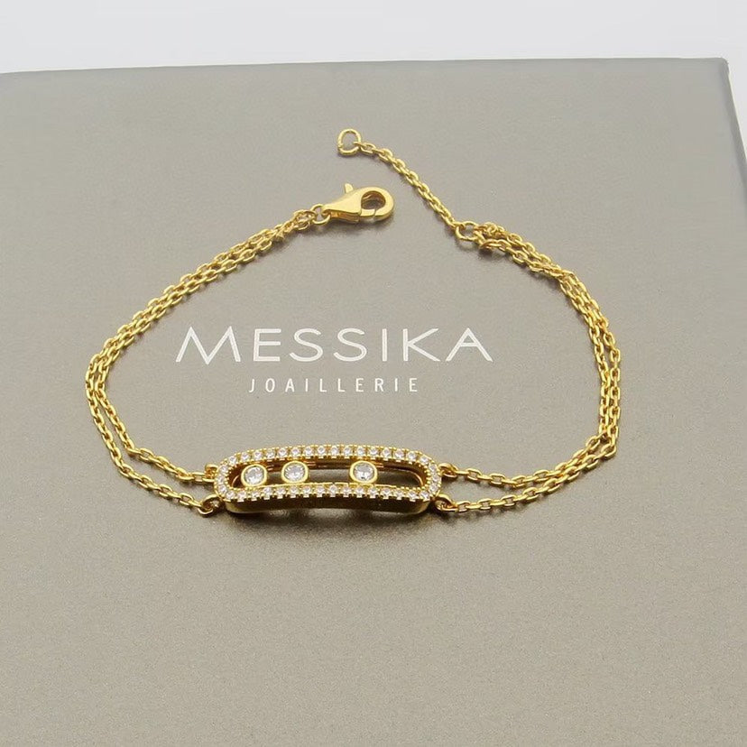 [⭐Haelin Jewelry] Move Classique pavé bracelet