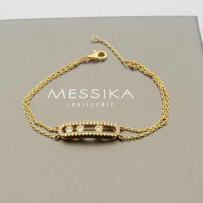 [⭐Haelin Jewelry] Move Classique pavé bracelet