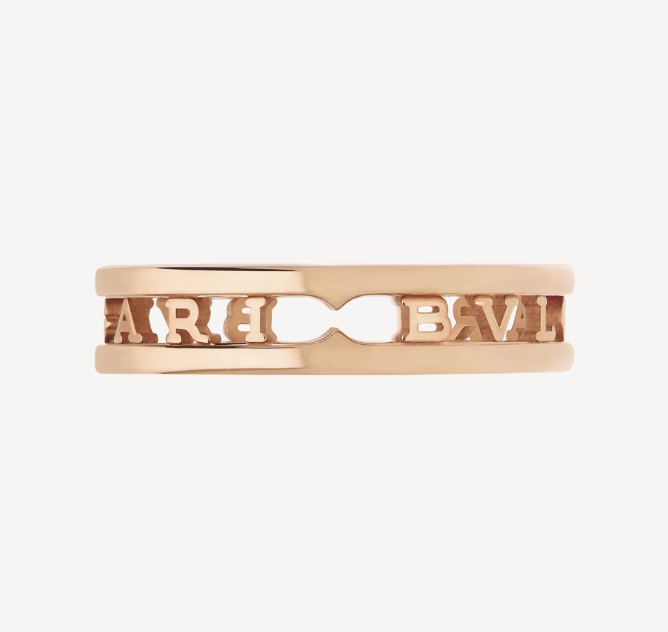 [⭐Haelin Jewelry]ZERO 1 ONE-BAND WITH OPENWORK LOGO SPIRAL RING
