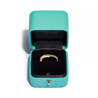 [Haelin Jewelry]LOCK RING GOLD DIAMOND PAVED