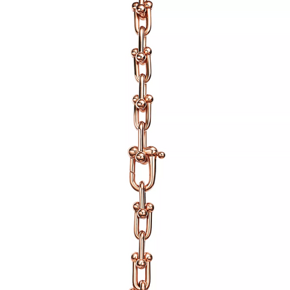 [Haelin Jewelry]HARDWEAR SMALL LINK 26 MOTIF PINK GOLD BRACELET
