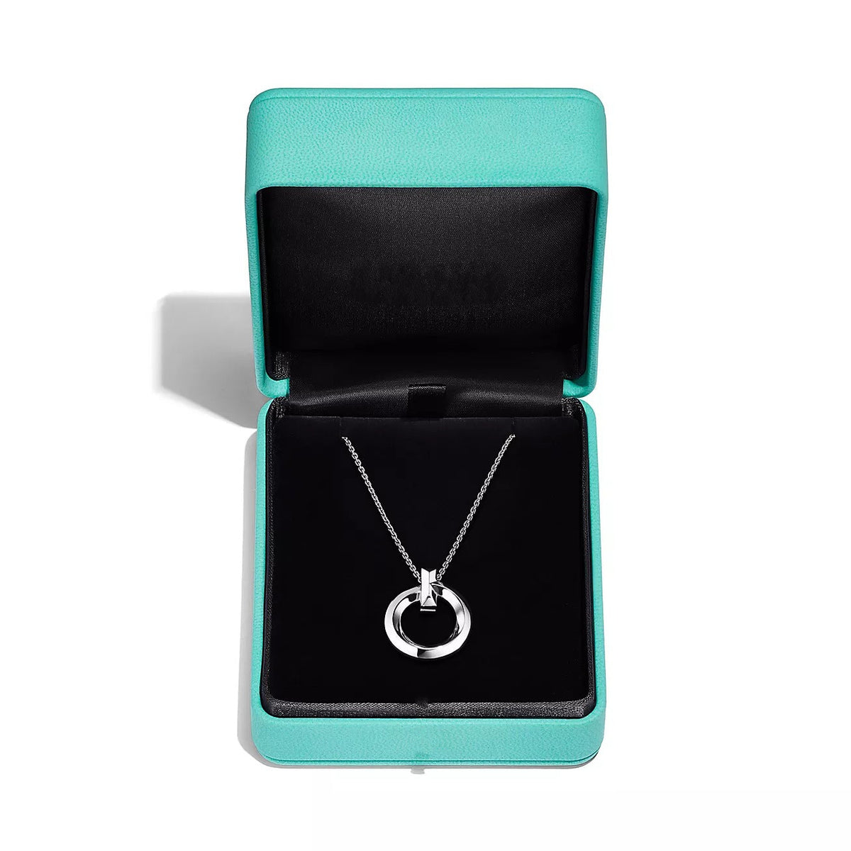[Haelin Jewelry]T CIRCLE PENDENT SILVER NECKLACE