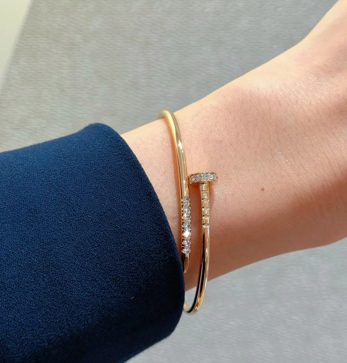 [⭐Haelin Jewelry]JUSTE BRACELET 2.5MM DIAMONDS NEW