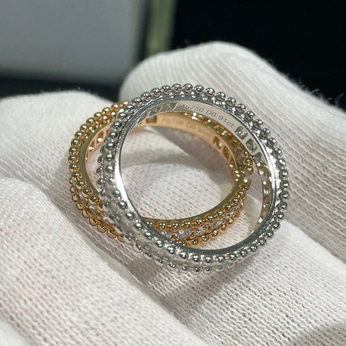 [⭐Haelin Jewelry]PERLEE DIAMOND ROSE GOLD RING