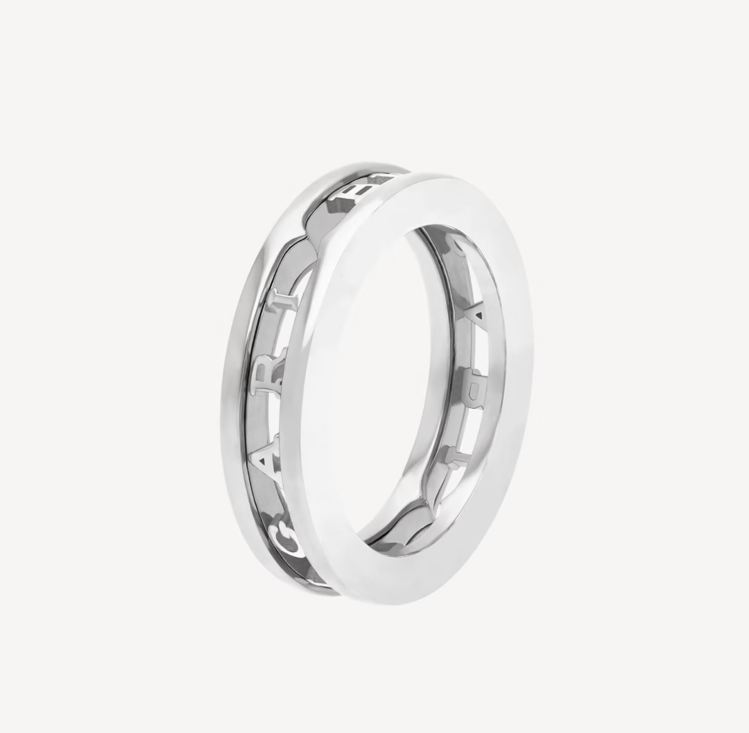 [⭐Haelin Jewelry]ZERO 1 ONE-BAND WITH OPENWORK LOGO SPIRAL RING