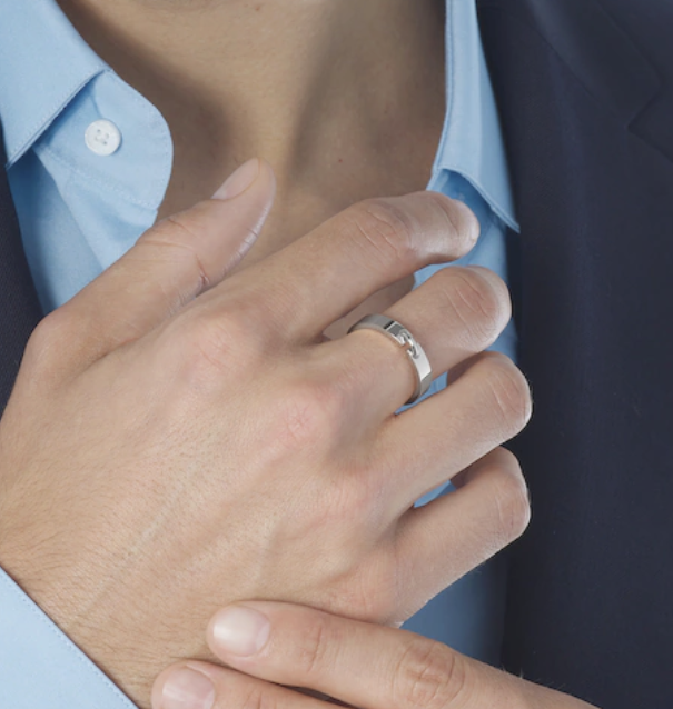 [⭐Haelin Jewelry]ALLIANCE LIENS VIDENCE 4MM RING