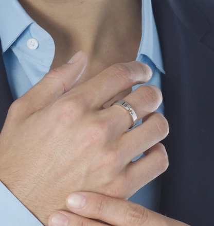 [⭐Haelin Jewelry]ALLIANCE LIENS VIDENCE 4MM RING