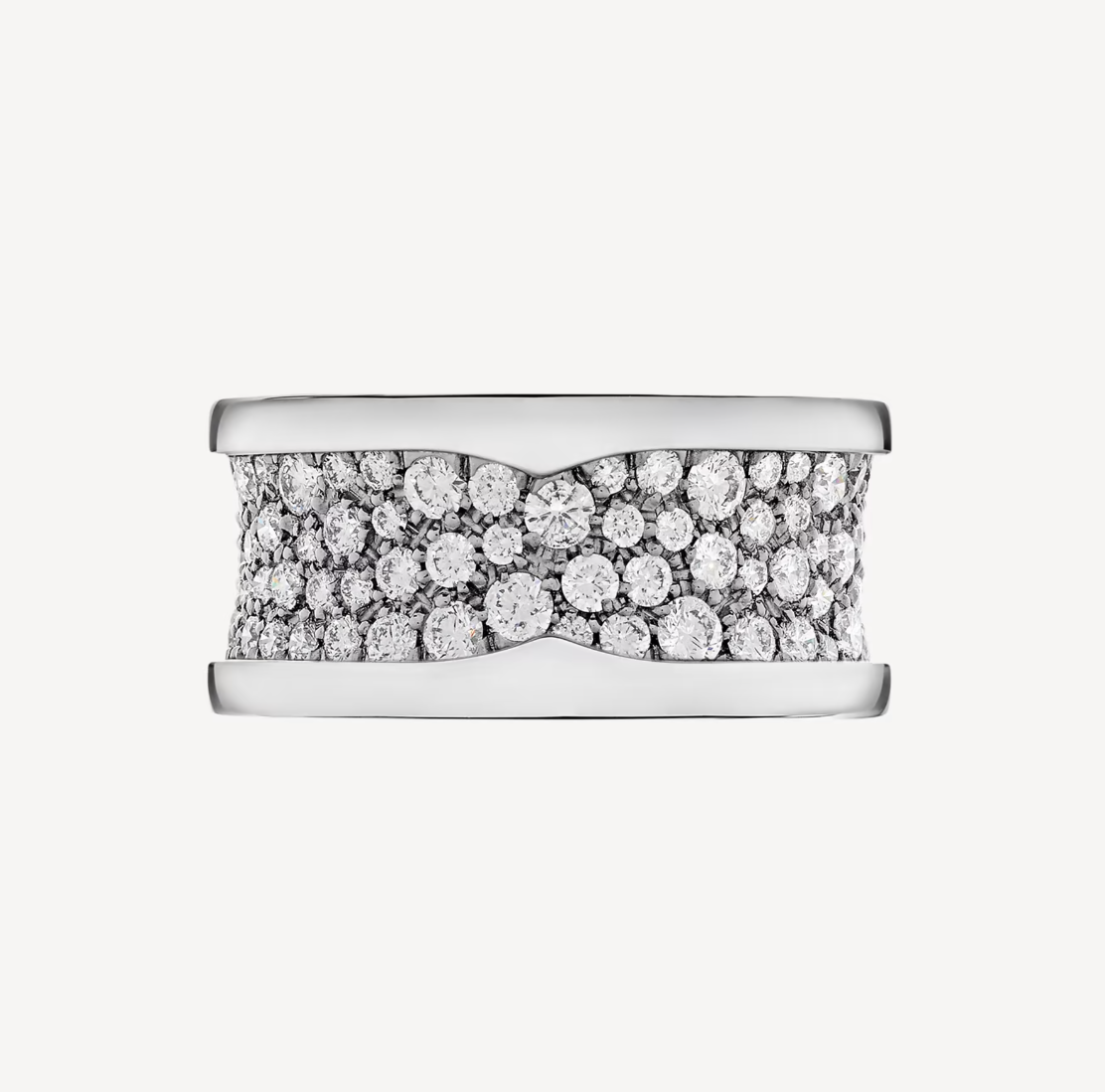 [⭐Haelin Jewelry]ZERO 1 WITH PAVED DIAMONDS ON THE SPIRAL RING