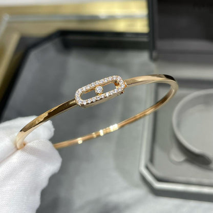 [⭐Haelin Jewelry]Move Uno pavé flex bangle medium