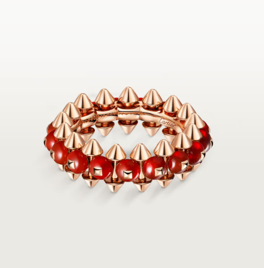 [⭐Haelin Jewelry]CLASH ELEGANT ROSE GOLD RING FEATURING NATURAL AGATE