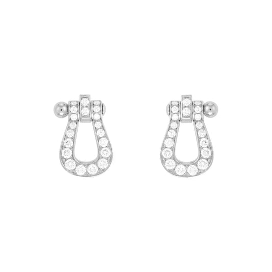 [⭐Haelin Jewelry]FORCE 10 FULL DIAMOND STUD EARRINGS MINI MODEL