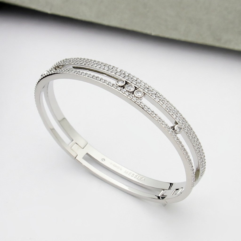 [⭐Haelin Jewelry]Move Romane pavé bangle
