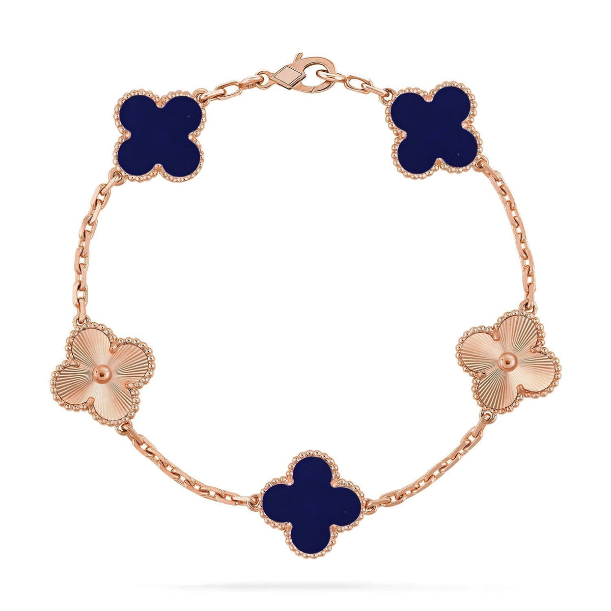 [⭐Haelin Jewelry]CLOVER 5 MOTIF LAPIS LAZULI BRACELET COLLECTION