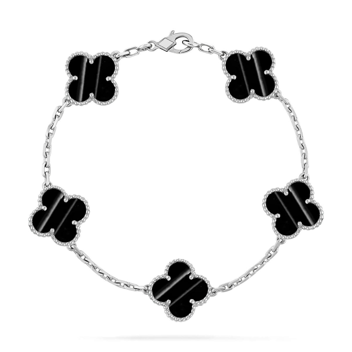 [⭐Haelin Jewelry] CLOVER 5 MOTIF PULSAR STONE BRACELET COLLECTION
