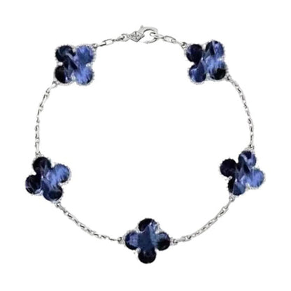 [⭐Haelin Jewelry]CLOVER 5 MOTIF PIETERSITE BRACELET COLLECTION